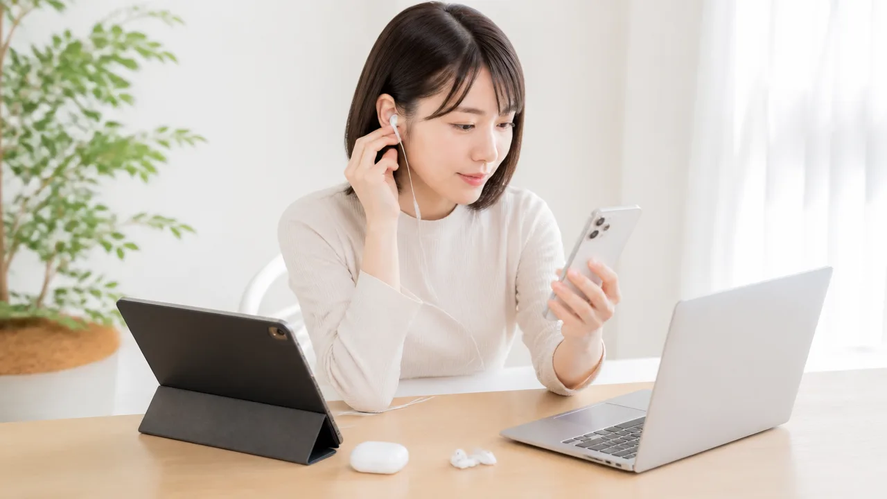 イヤホンの片方だけ音が小さい原因とすぐできる対処法