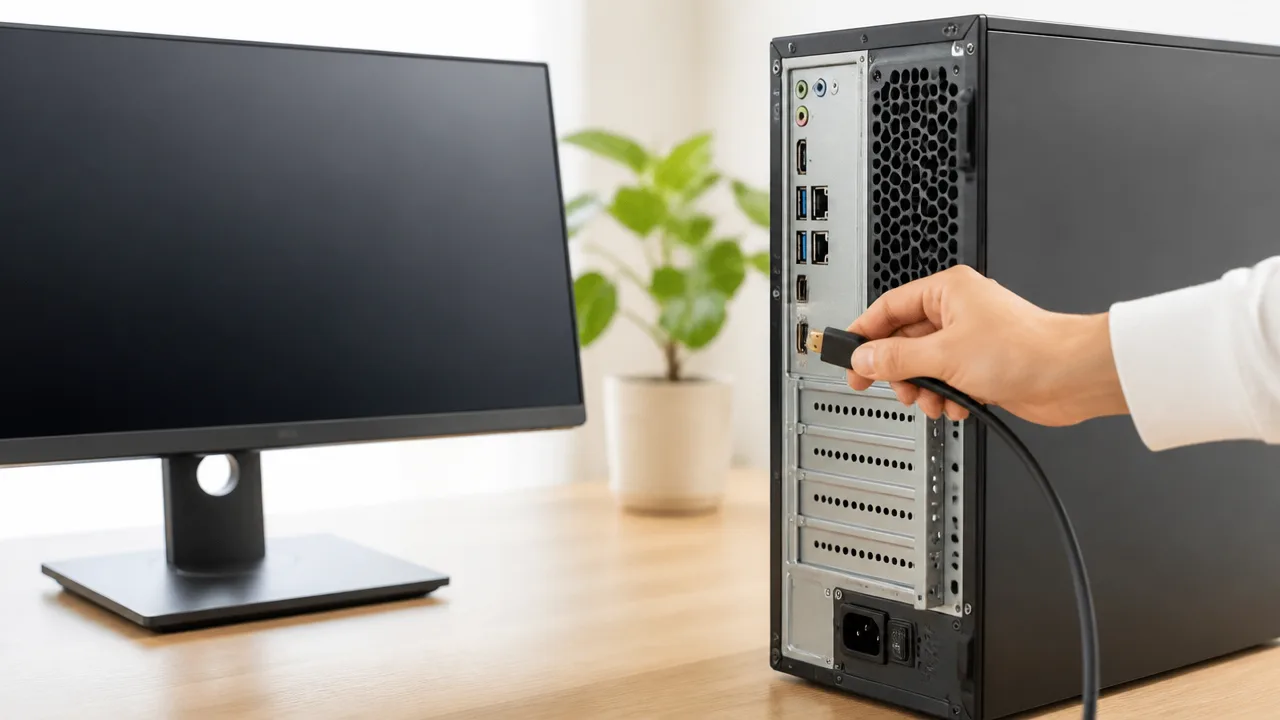 パソコンの電源は入るのに画面が真っ暗なときの原因と対処法