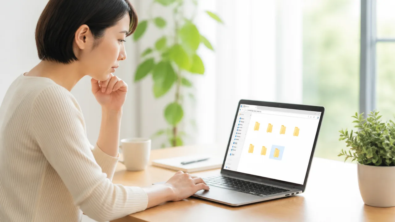 パソコンのデスクトップアイコンが消えたときの原因と簡単な戻し方