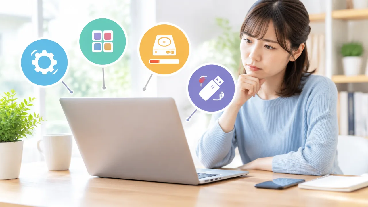 パソコンの起動が急に遅いのはなぜ?原因と自分でできる対処法