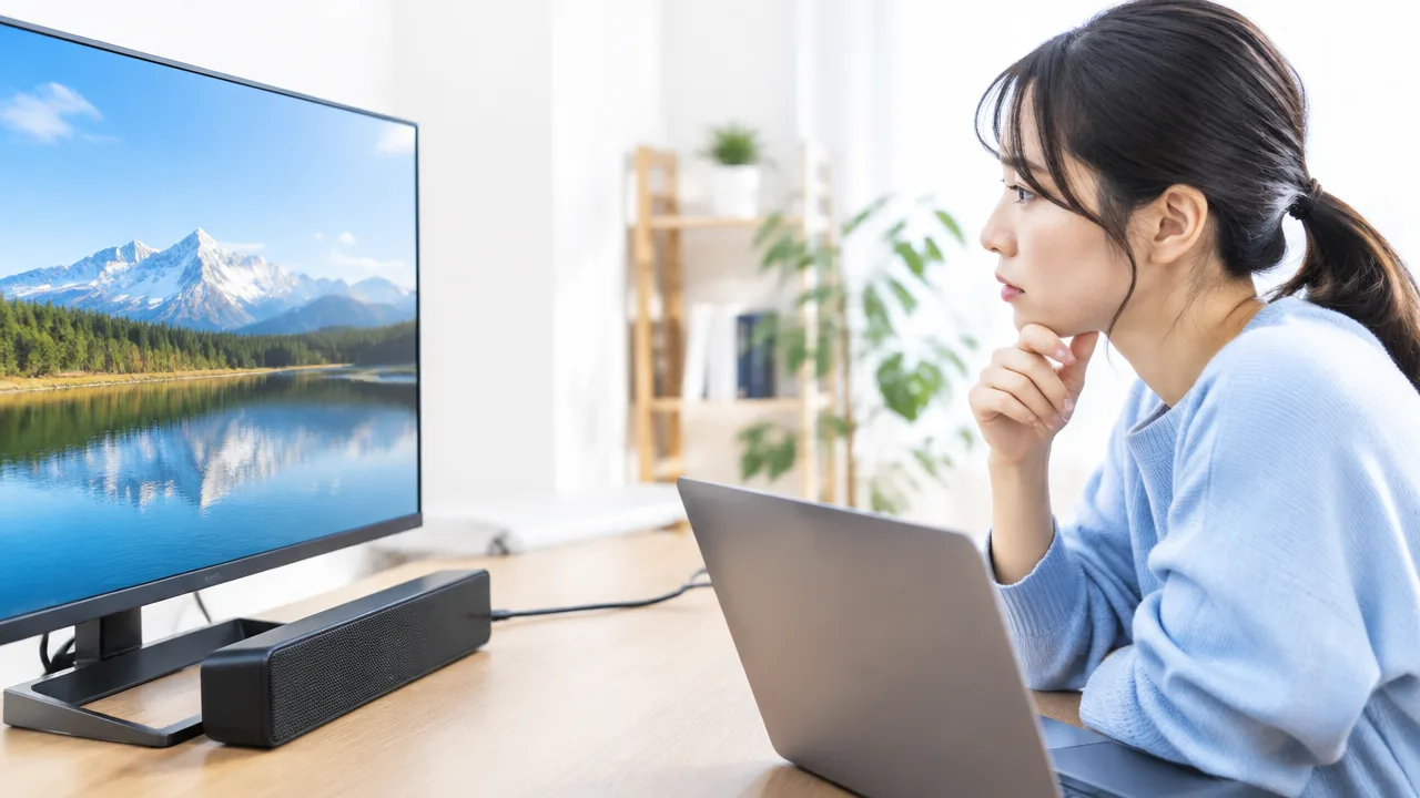 パソコンをHDMIでつないでも音が出ないときの原因と対処法
