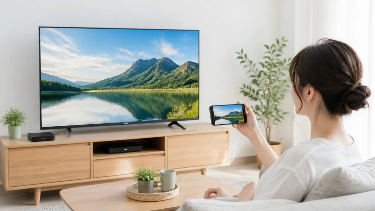 iPhoneをテレビに映すには？ケーブルなしで接続する方法