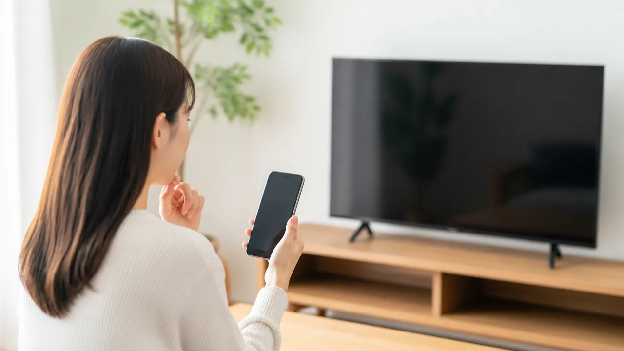 iPhoneをテレビに映すには？ケーブルなしで接続する方法