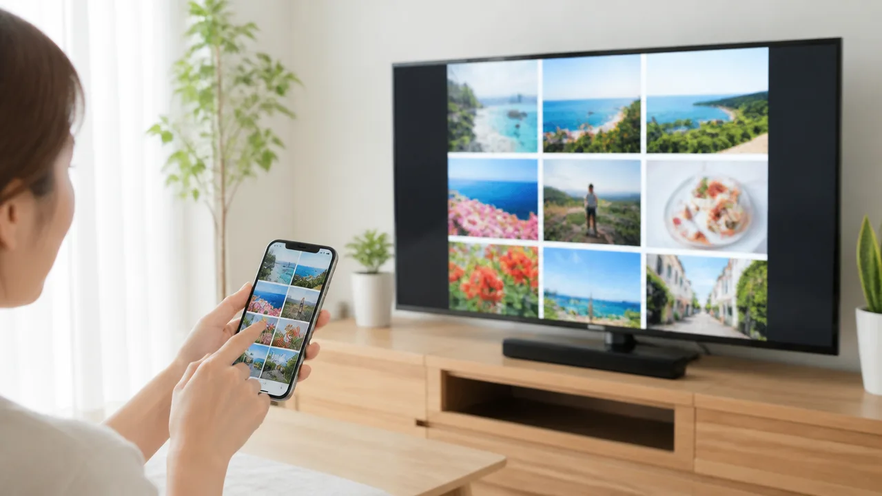iPhoneの写真をテレビで見る方法｜簡単に映す手順を紹介