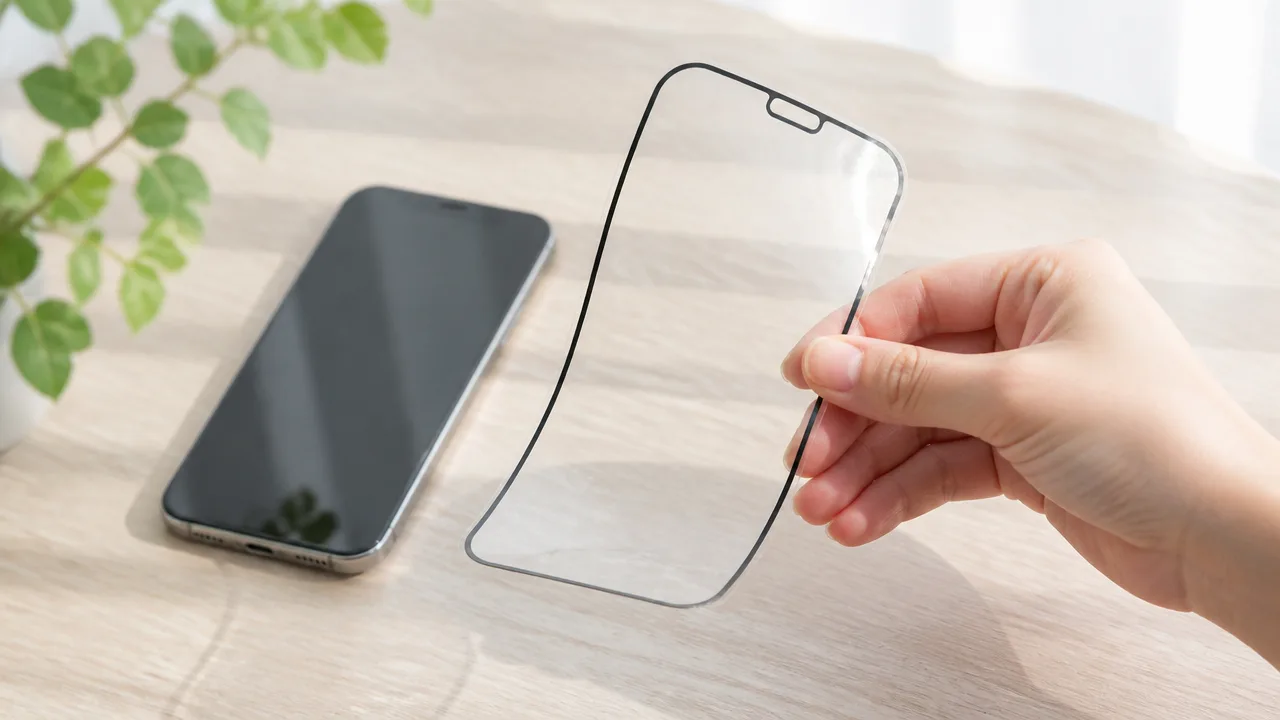 スマホの画面保護フィルムの気泡が抜けないときの原因と直し方