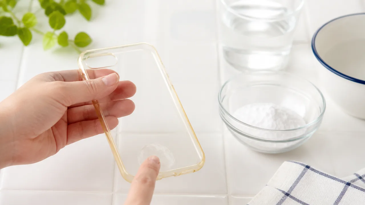 スマホケースの黄ばみの落とし方は？素材別の簡単なお手入れ方法