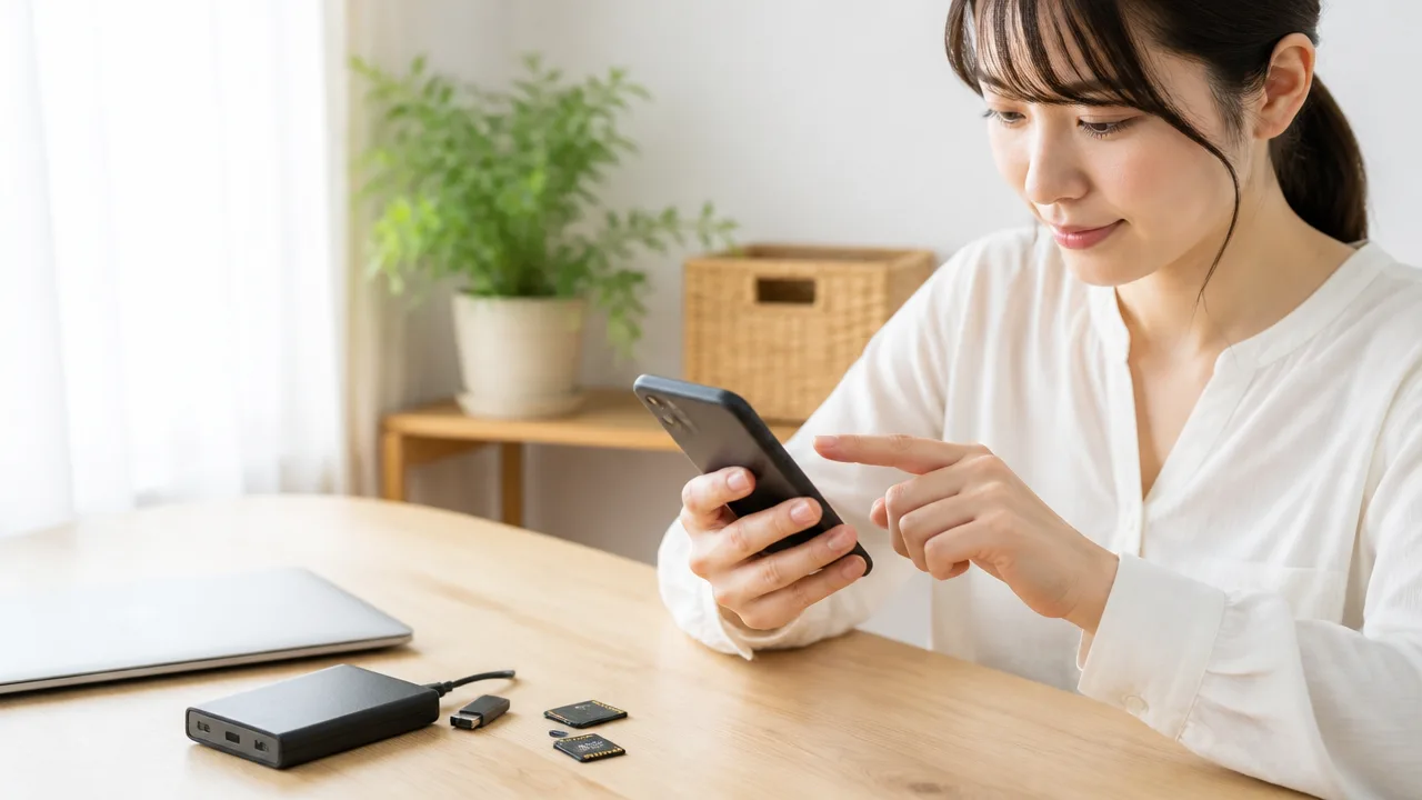 スマホの写真を削除したのに容量が減らないのはなぜ？原因と対処法