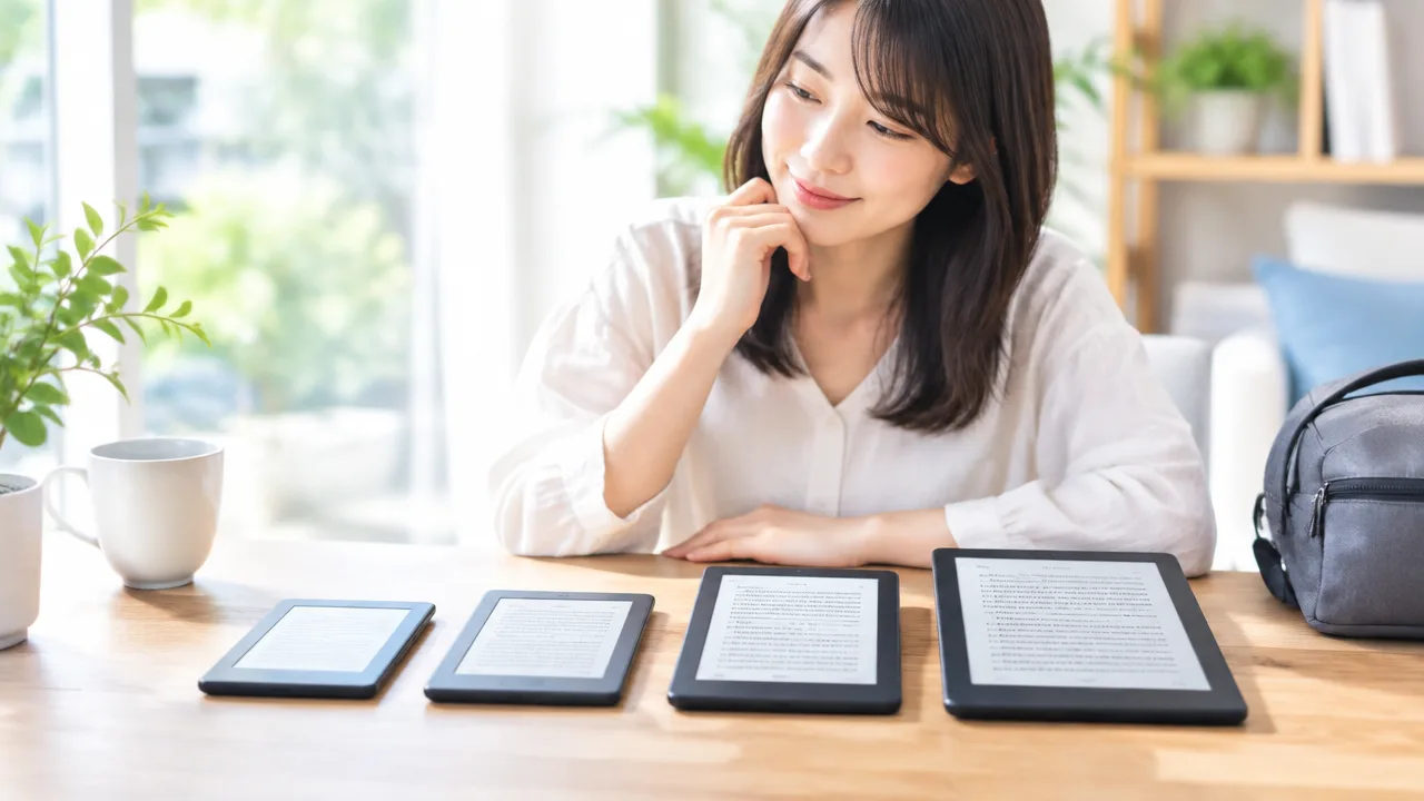 2026年のKindle比較｜モデルごとの違いと自分に合う選び方